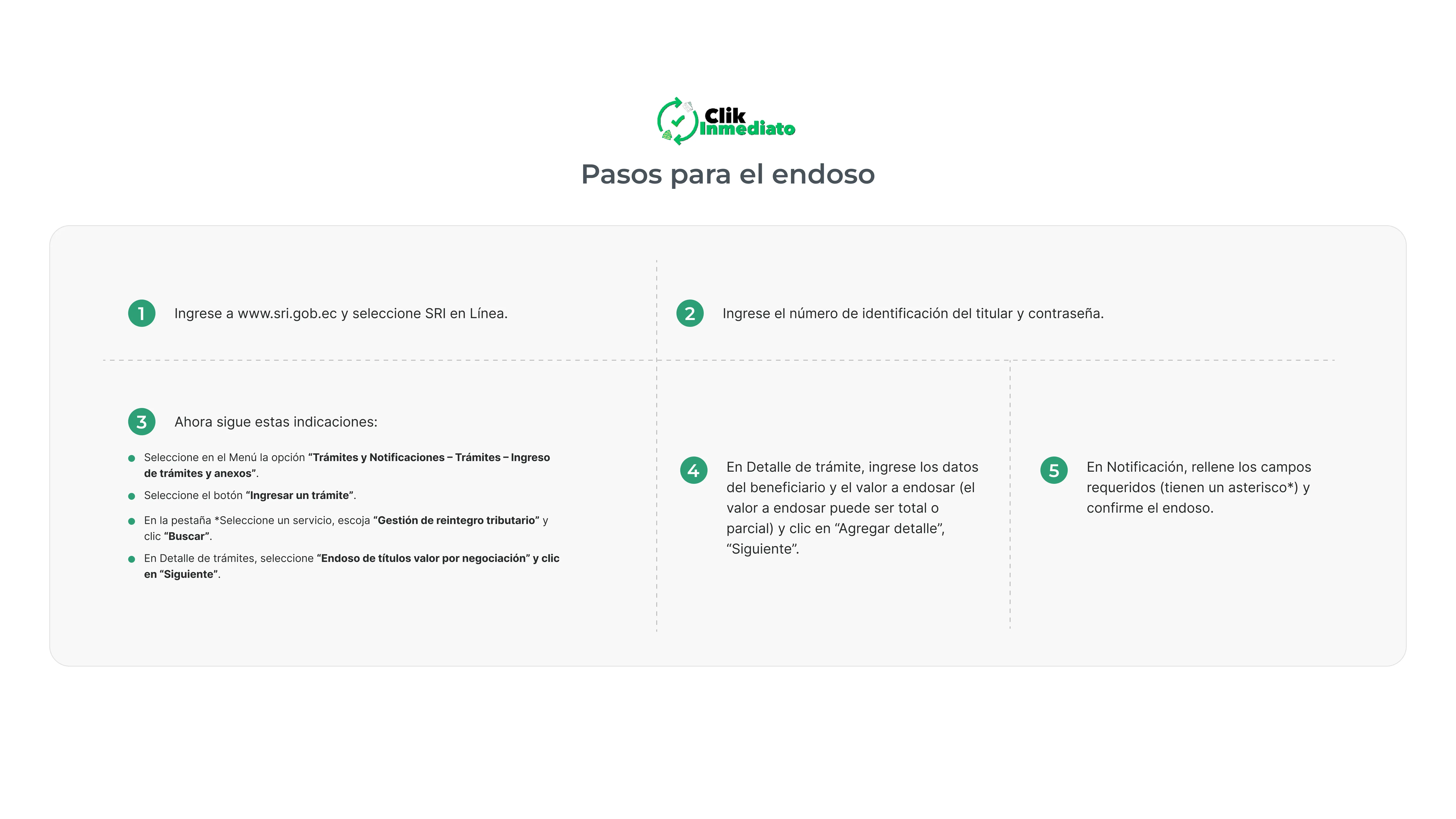 ejemplo de como endosar un contrato